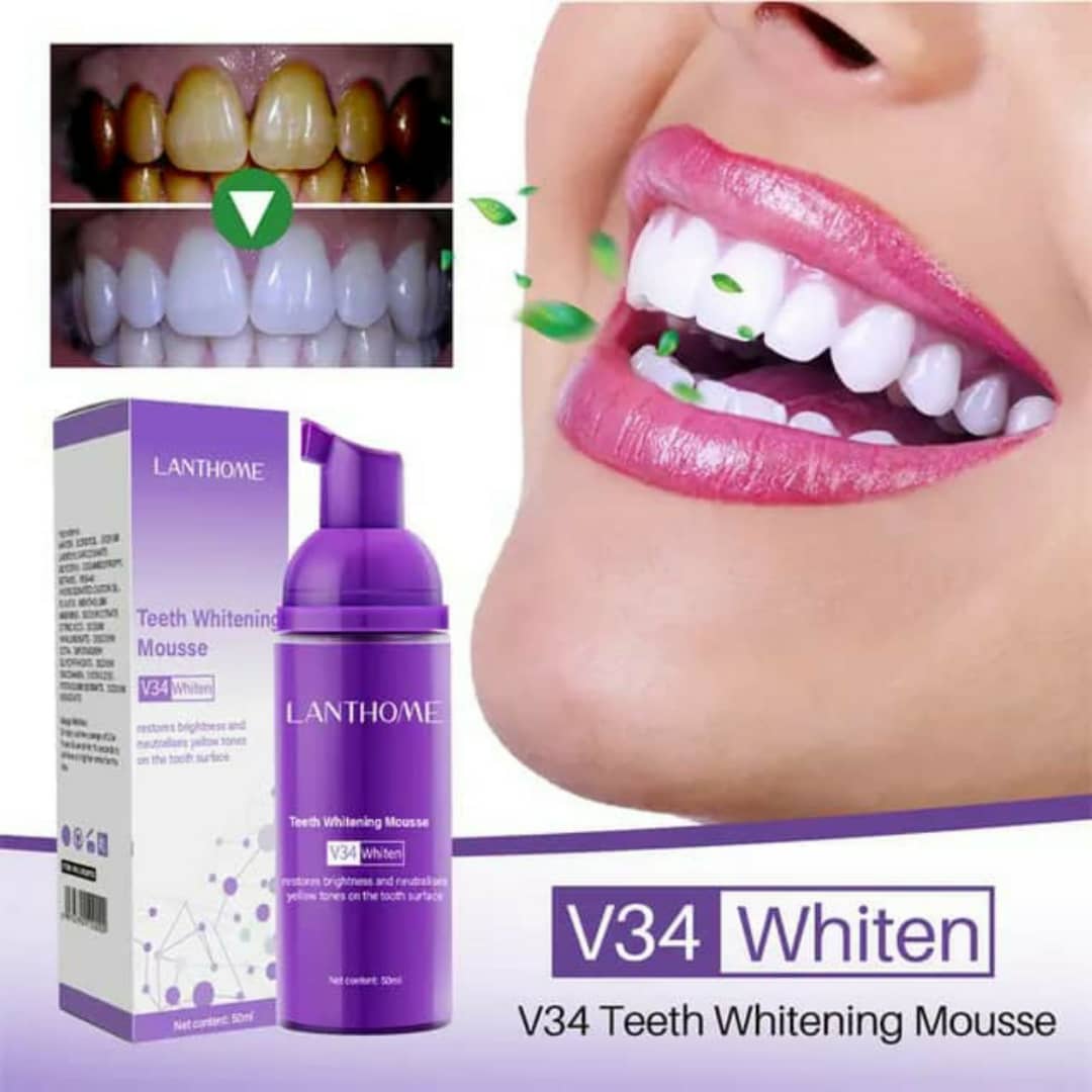 Tube de dentifrice blanchissant Dents Éclat posé sur fond clair